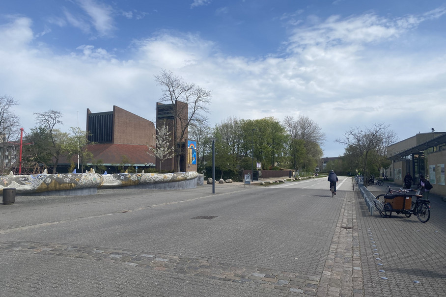 Folehavekvarteret i dag. Fremtiden byder på et mere grønt byrum med masser af aktiviteter til bydelens borgere.